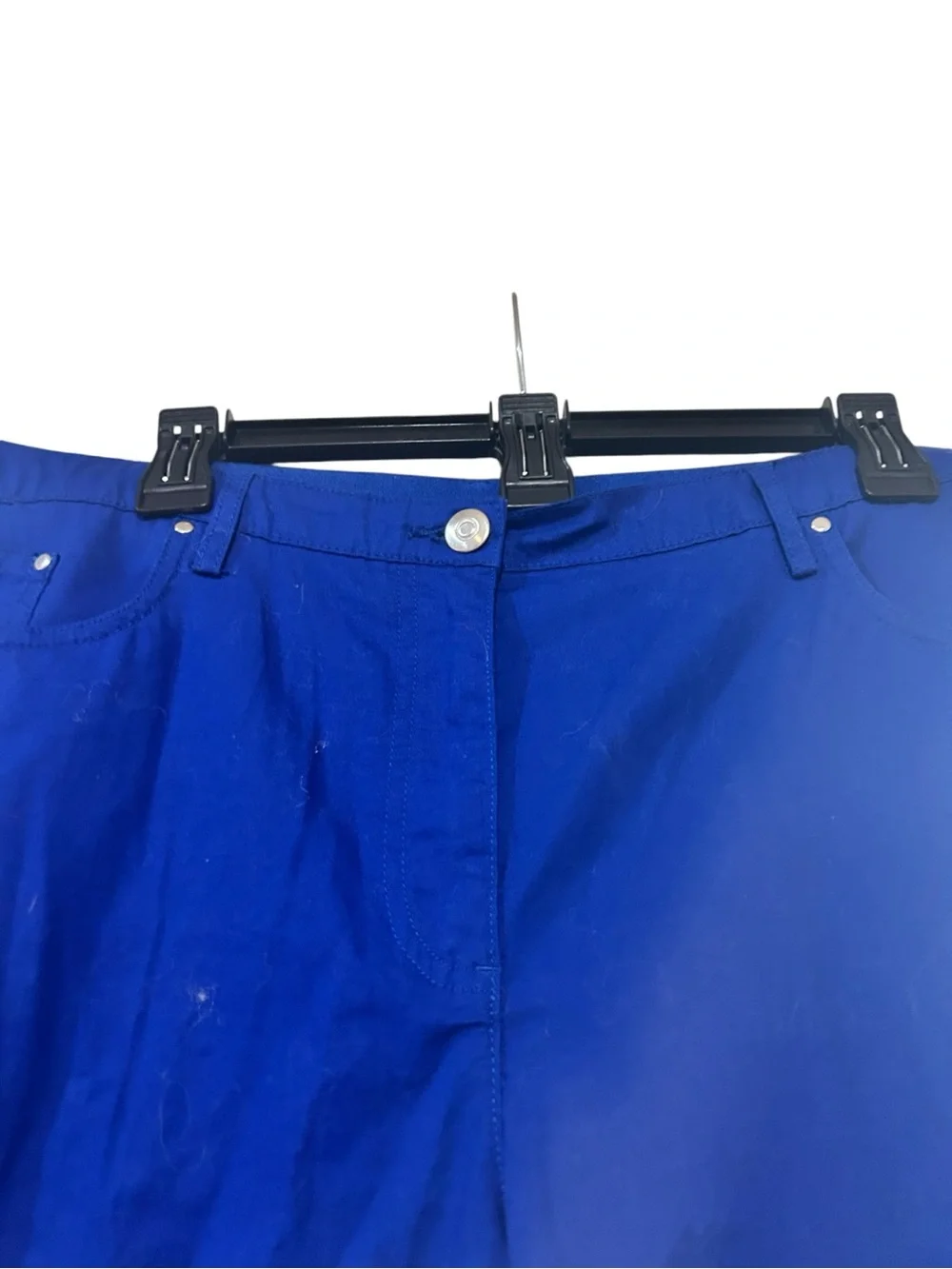 Ruby Rd. Royal Blue Capri Pants - Picture 3 of 5